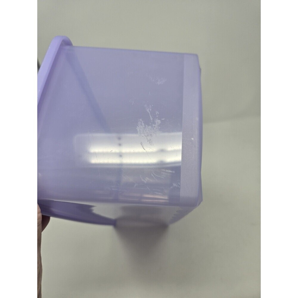 VINTAGE TUPPERWARE XL FRIDGESMART PURPLE LIMITED EDITION STORAGE 3996A-2 HOSTESS - Picture 10 of 12